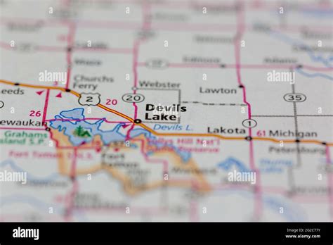 Devils Lake North Dakota Map
