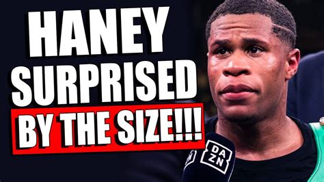 devin haney surprised by