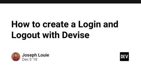 Devise Logout