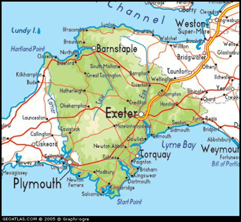 35 Map Of Devon England Maps Database Source