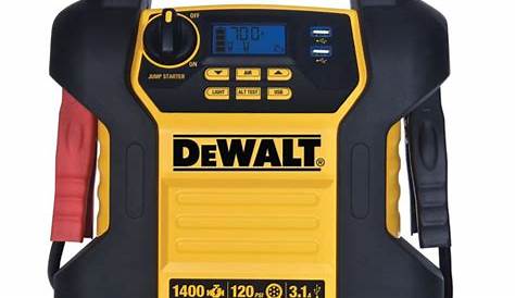 Dewalt Booster Pack 1400 Top 9 Best Car Jump Starters With Air Compressors In 2020 Best Portable Air Compressor Tire Inflator Portable Air Compressor