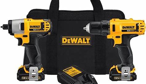 Dewalt Drill Set Lowes Power Detect Xr Power Detect 2 Tool 20 Volt Max Brushless Power Tool Combo Kit With Soft Case Charger Included And 2 Batteries Included Com Combo Kit Impact Driver
