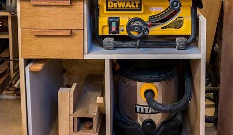 Dewalt DW745 Table Saw Station with Router Woodworking