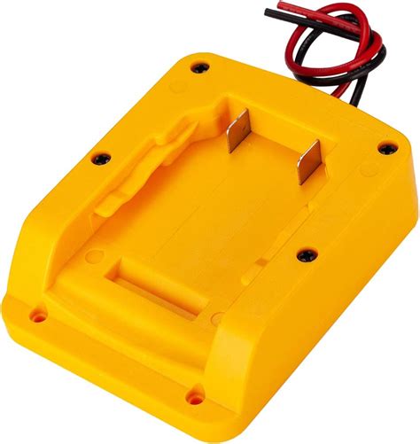 Power Wheels Adapter with Fixing Holes for Dewalt 20V Lithium Battery