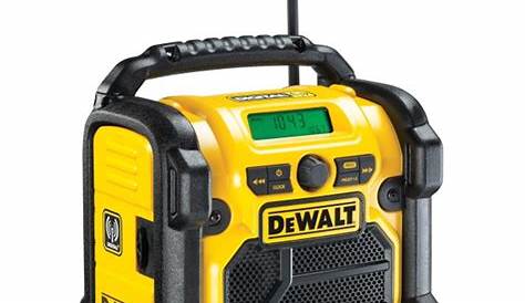 Dewalt Radio Dab DeWALT DCR020 18 Volt DAB(+)/FM Compact Available