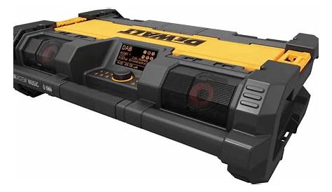 Dewalt Toughsystem 14 1 2 In Portable And Stackable Radio Digital Music Player With Bluetooth And Battery Charger Dwst08810 The Home Depot Dewalt Tools Bluetooth Radio Dewalt