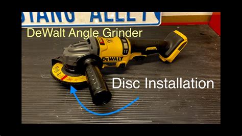Dewalt Angle Grinder Changing Disc
