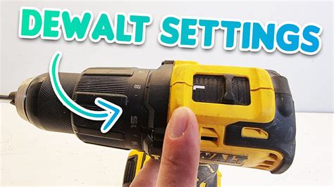 Dewalt Cordless Drill Hammer Setting
