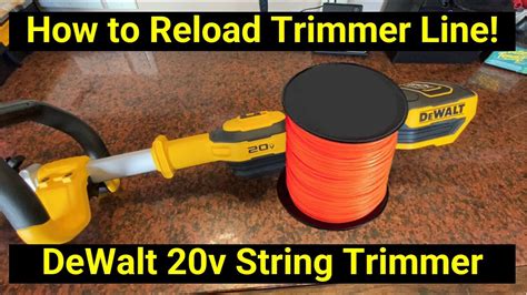 Dewalt Cordless String Trimmer Line Replacement