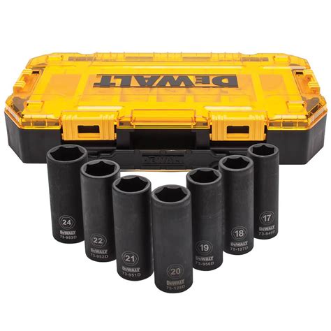 Dewalt Deep Impact Socket Set Metric