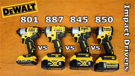 Dewalt Drill Driver Comparison