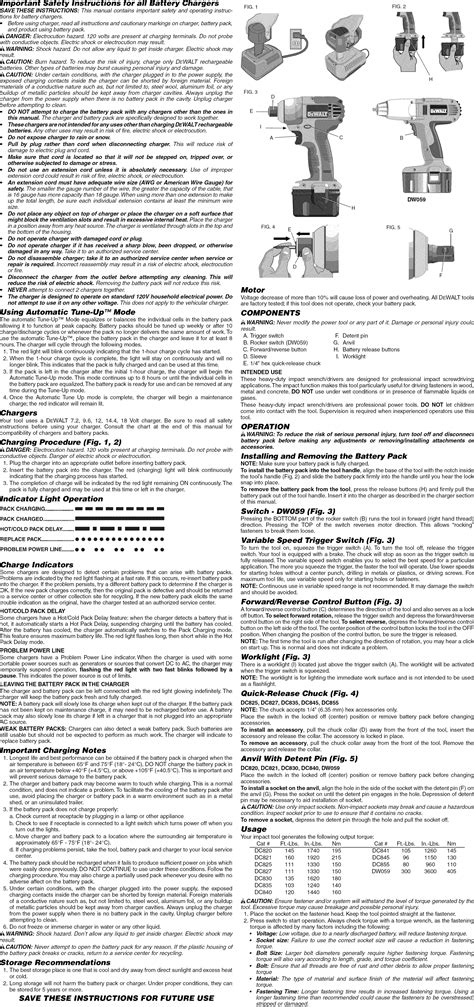 Dewalt Drill User Guide