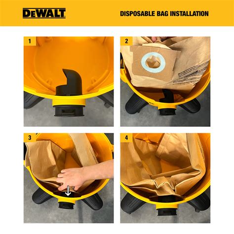 Dewalt Filter Bag Installation
