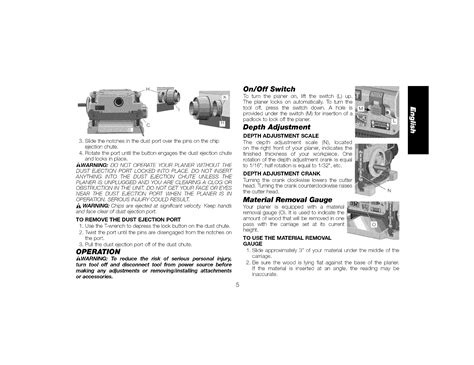 Dewalt Planer Dw735X Instructions