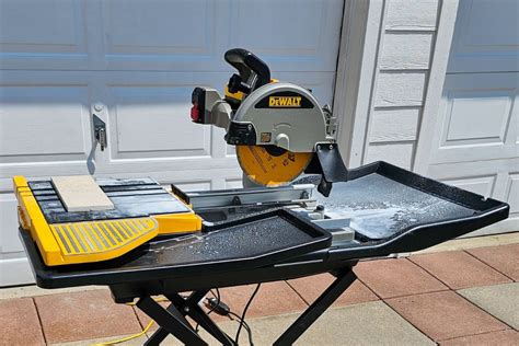Dewalt Tile Saw Set Up