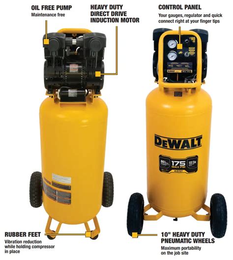 DEWALT 26 Gallon Air Compressor 1.5HP 150 PSI Portable Electric Ultra