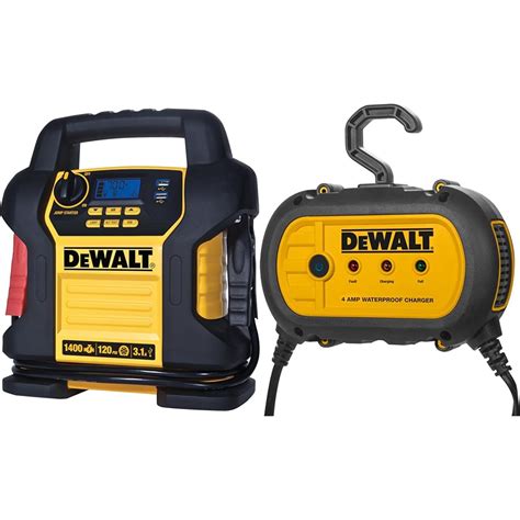 Dewalt Dxaej14 Jump Starter 1400 Peak/700 Instant Amps 120 Psi 3.1 Usb