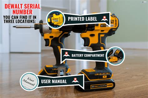 How to find your serial number DEWALT