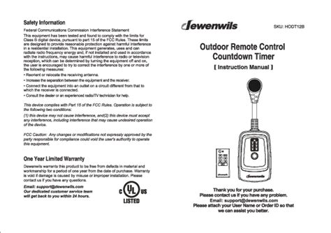 Dewenwils Timer Instructions Dewenwils 24-hour Programmable 