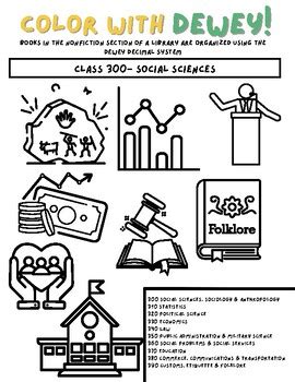 Dewey Decimal Coloring Pages