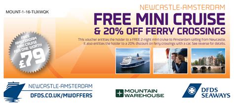 dfds mini cruise offers