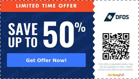 dfds old age discount