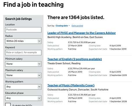dfe vacancies