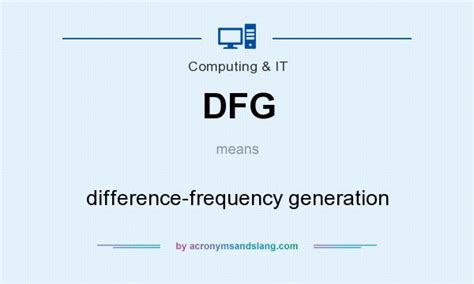 dfg meaning networks