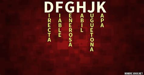 dfghjk meaning