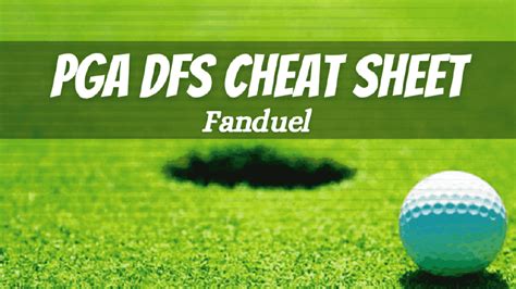 dfs pga late rd 3 strategy