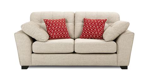 Dfs Red Fabric Sofas