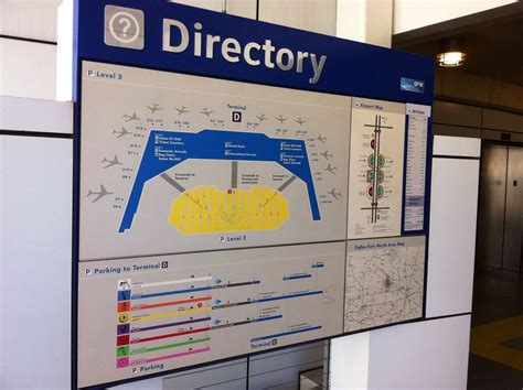 Dfw Terminal D Parking Map