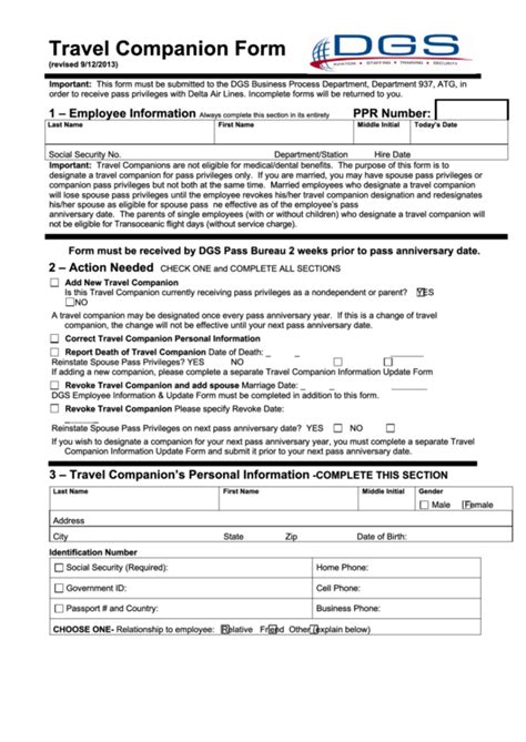 dgs forms