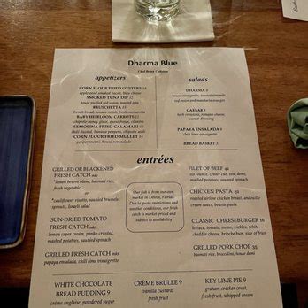 Dive into Flavor Paradise: Dharma Blue Restaurant's Gourmet Culinary Experience