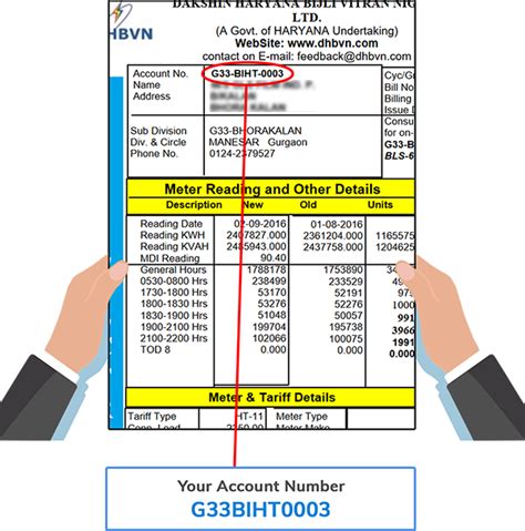 dhbvn bill view by k number