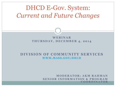 dhcd online systems