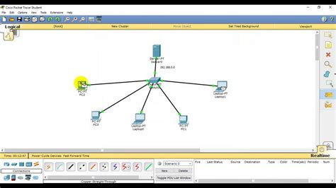 dhcp server cisco packet tracer