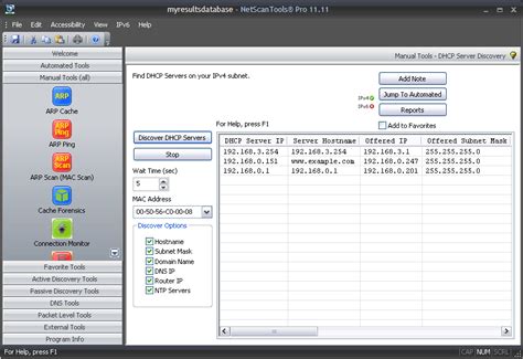 dhcp server discovery tool