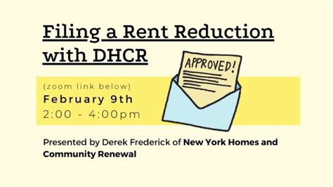 dhcr rent reduction online