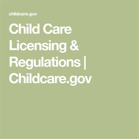 dhhs child care licensing regulations