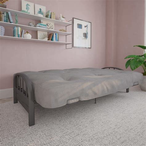 Dhp Aiden Futon Frame Gray