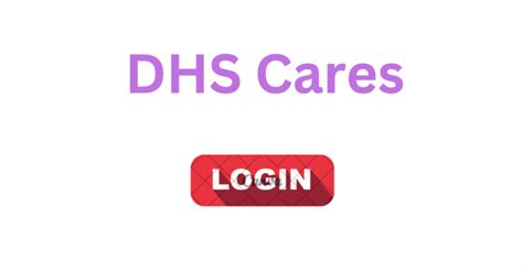 dhs cares sign in