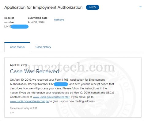 dhs case status check