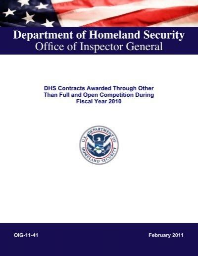 dhs contracts and grants