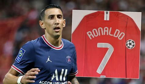 di maria number 7 jersey