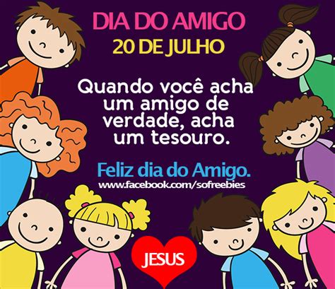 dia 20 de julho dia do amigo