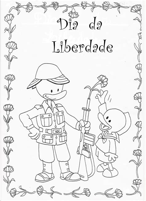 dia da liberdade 25 de abril desenhos