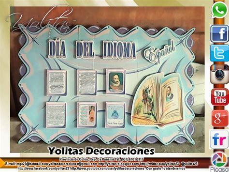 dia del idioma español mural