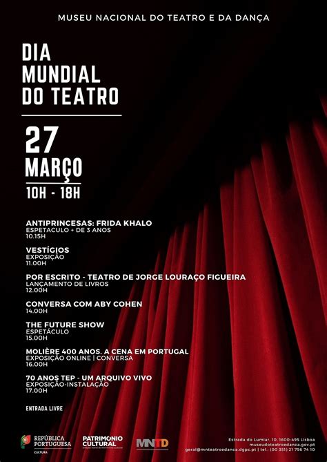 dia mundial do teatro atividades