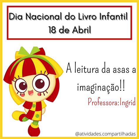 dia nacional do livro infantil 5o ano